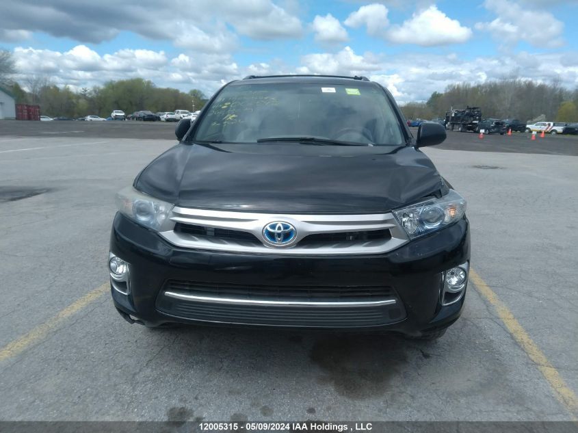 2011 Toyota Highlander Hybrid Hybrid VIN: JTEBC3EH7B2002542 Lot: 12005315