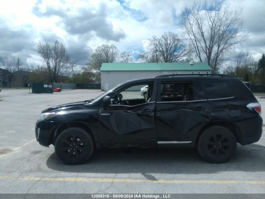 2011 Toyota Highlander Hybrid Hybrid VIN: JTEBC3EH7B2002542 Lot: 12005315