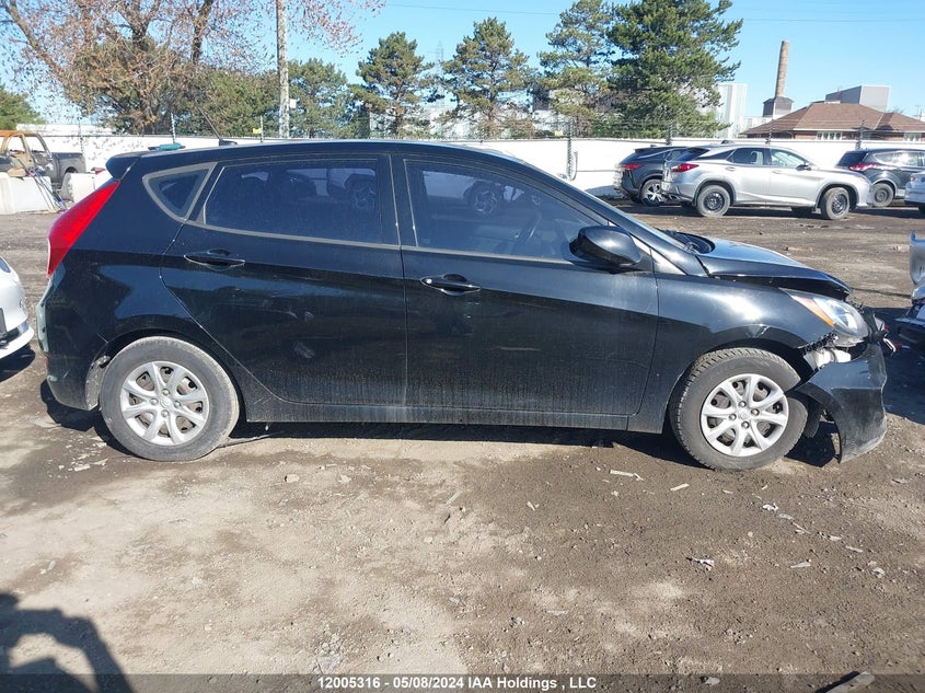 2012 Hyundai Accent Gls/Gs VIN: KMHCT5AE4CU051957 Lot: 12005316