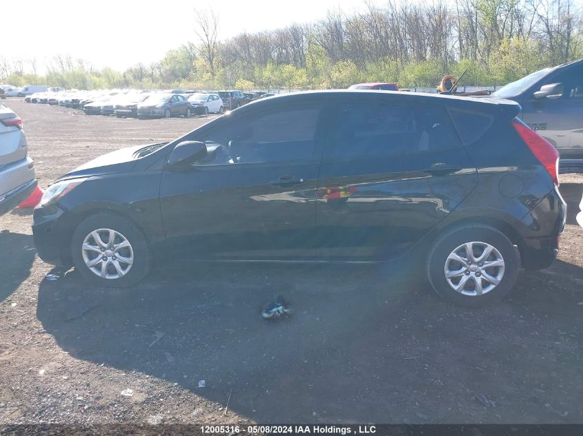 2012 Hyundai Accent Gls/Gs VIN: KMHCT5AE4CU051957 Lot: 12005316