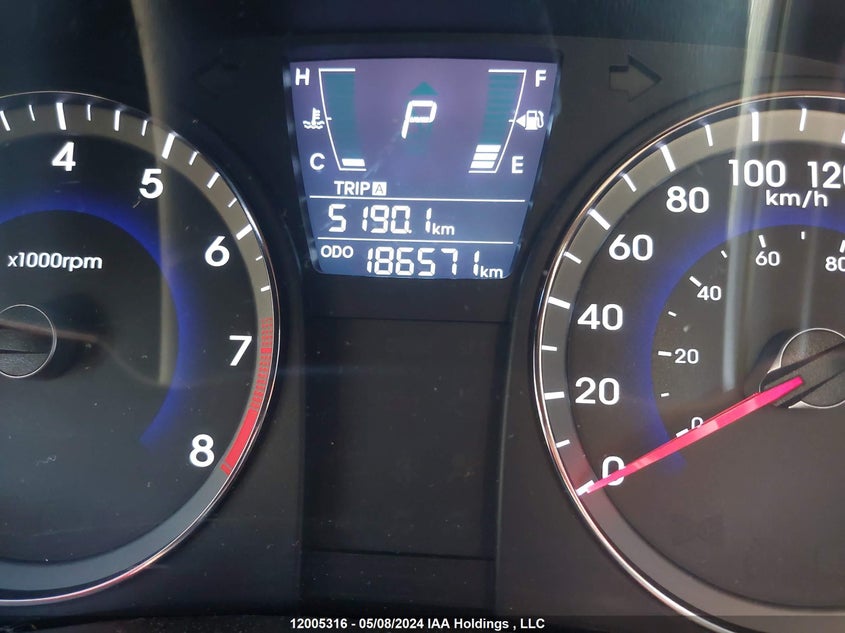 2012 Hyundai Accent Gls/Gs VIN: KMHCT5AE4CU051957 Lot: 12005316