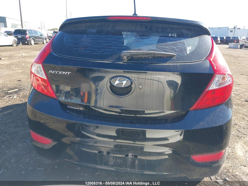 2012 Hyundai Accent Gls/Gs VIN: KMHCT5AE4CU051957 Lot: 12005316