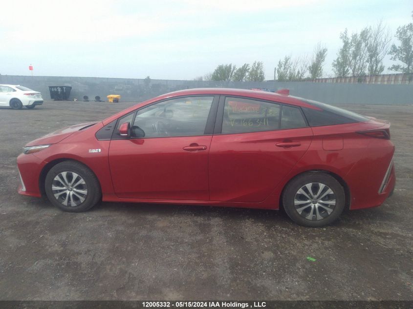 2021 Toyota Prius VIN: JTDKAMFP1M3166341 Lot: 12005332