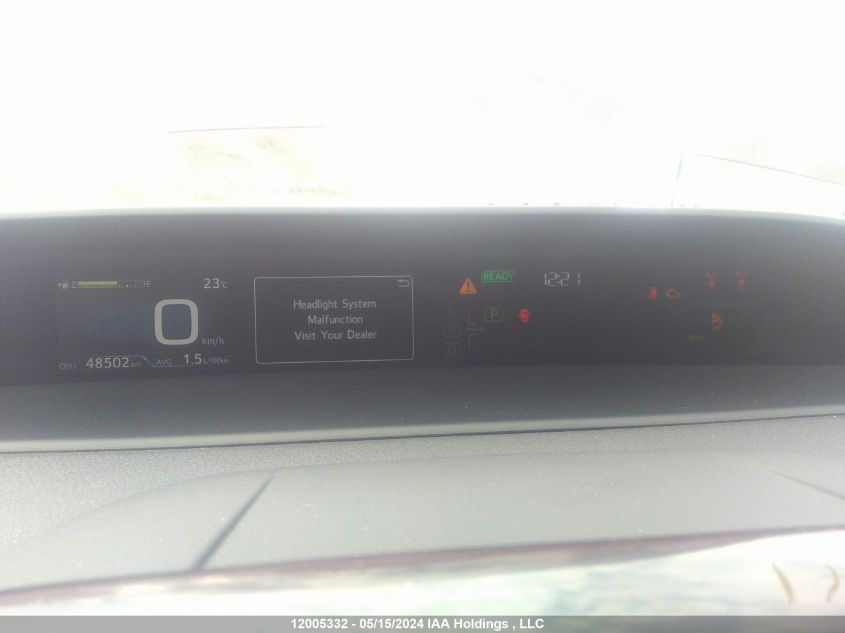 2021 Toyota Prius VIN: JTDKAMFP1M3166341 Lot: 12005332