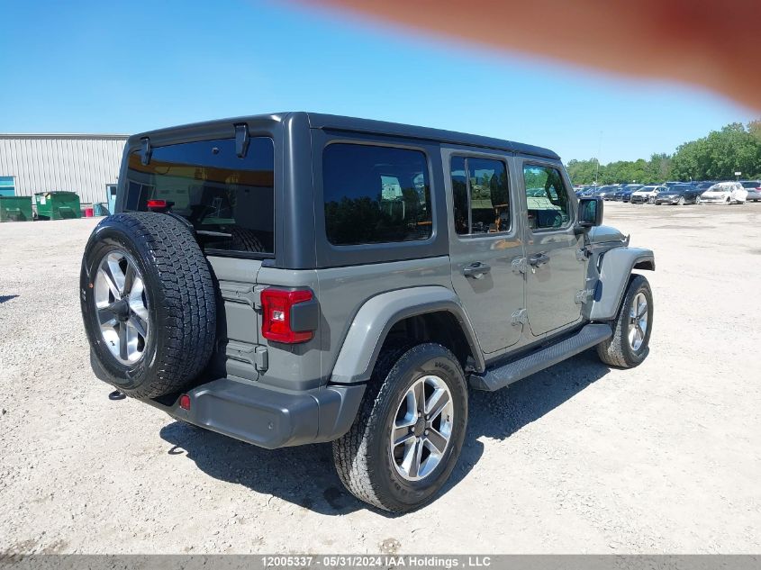 2020 Jeep Wrangler Unlimited Sahara VIN: 1C4HJXENXLW172339 Lot: 12005337