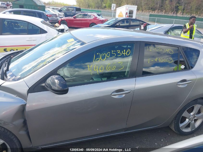 2011 Mazda 3 I VIN: JM1BL1KF4B1440663 Lot: 12005340