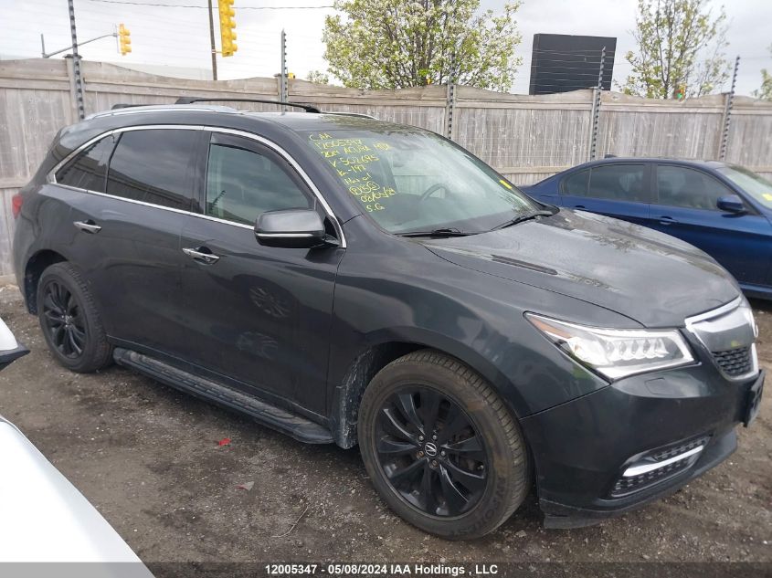 2014 Acura Mdx VIN: 5FRYD4H67EB502695 Lot: 12005347