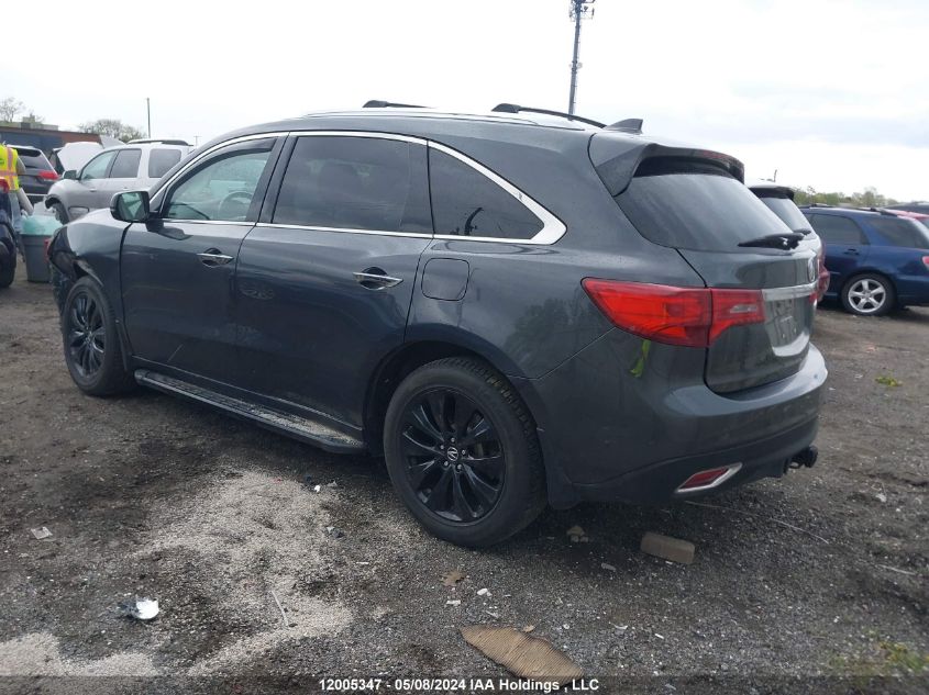 2014 Acura Mdx VIN: 5FRYD4H67EB502695 Lot: 12005347