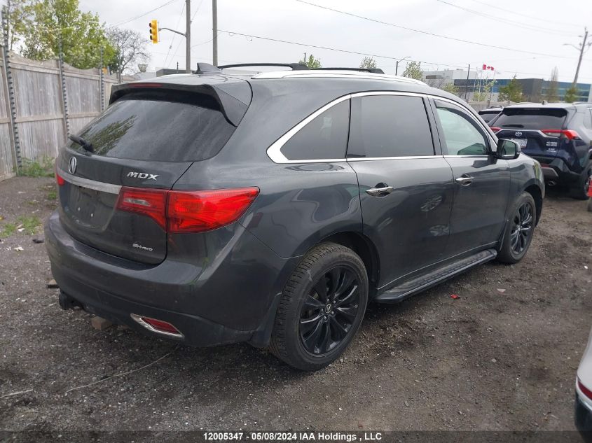 2014 Acura Mdx VIN: 5FRYD4H67EB502695 Lot: 12005347