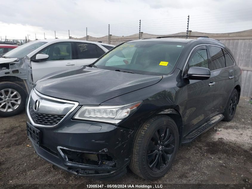 2014 Acura Mdx VIN: 5FRYD4H67EB502695 Lot: 12005347