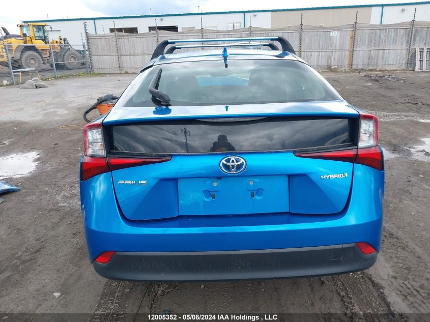 2019 Toyota Prius VIN: JTDKARFU7K3071198 Lot: 12005352