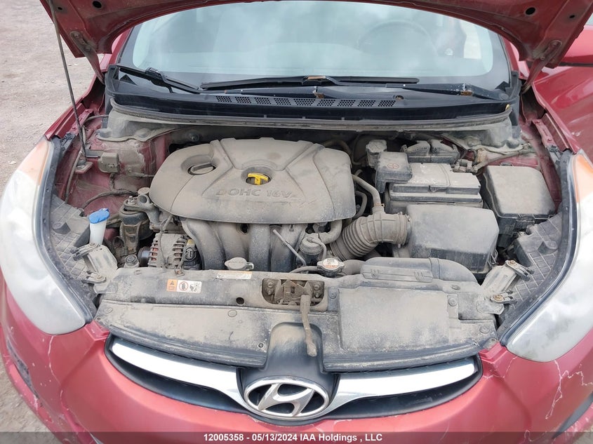 2013 Hyundai Elantra Gls/Limited VIN: 5NPDH4AE6DH221204 Lot: 12005358