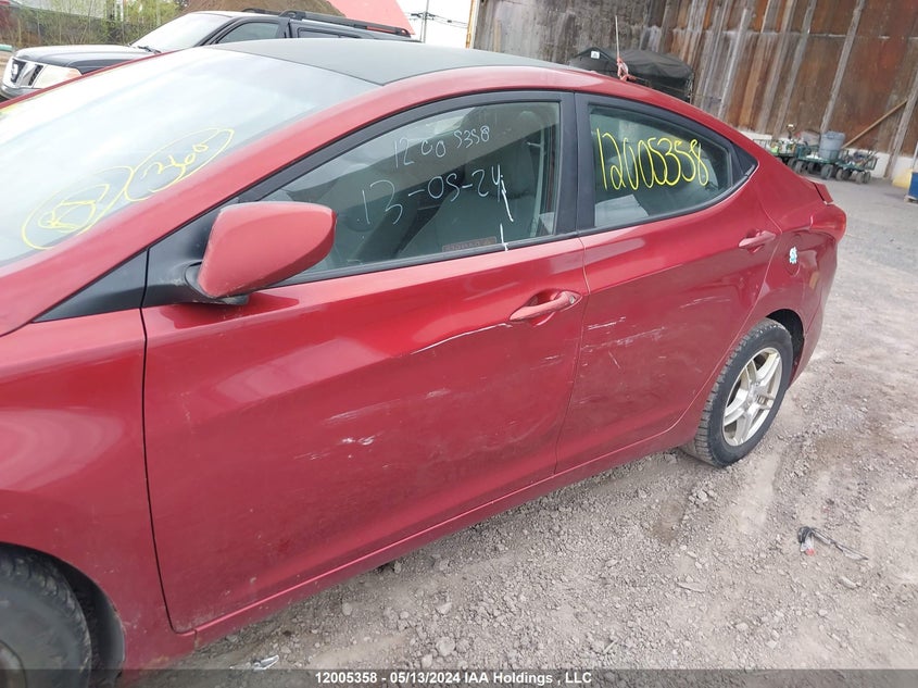 2013 Hyundai Elantra Gls/Limited VIN: 5NPDH4AE6DH221204 Lot: 12005358