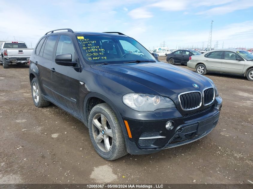 2011 BMW X5 VIN: 5UXZV4C55BL412437 Lot: 12005367