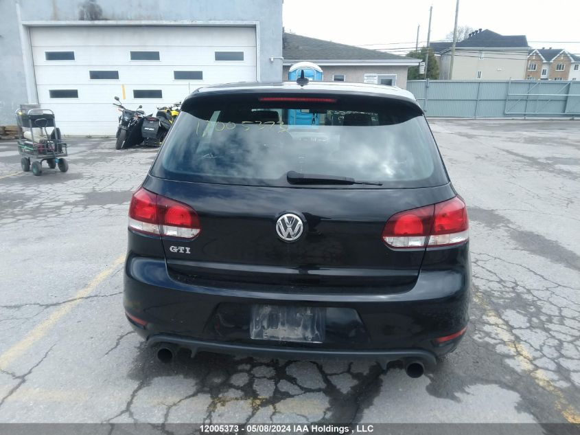 2010 Volkswagen Golf Gti VIN: WVWHV7AJ6AW285631 Lot: 12005373