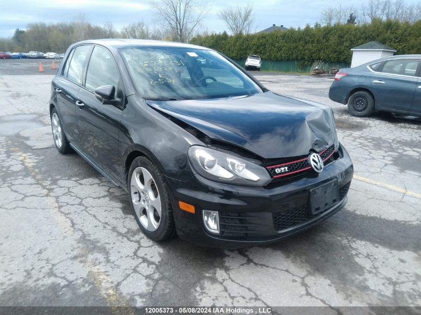 2010 Volkswagen Golf Gti VIN: WVWHV7AJ6AW285631 Lot: 12005373