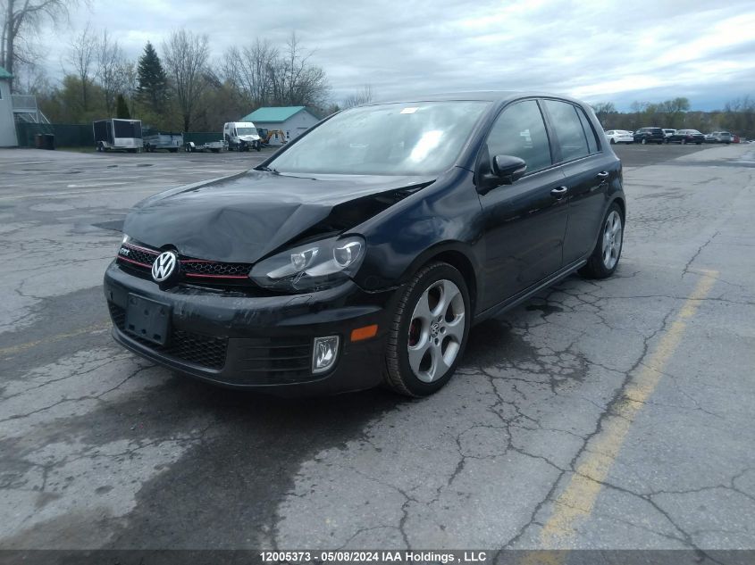 2010 Volkswagen Golf Gti VIN: WVWHV7AJ6AW285631 Lot: 12005373