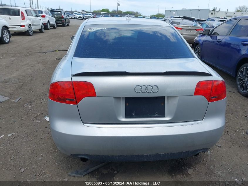 2007 Audi A4 VIN: WAUDF78E17A134414 Lot: 12005393