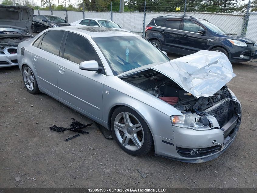 2007 Audi A4 VIN: WAUDF78E17A134414 Lot: 12005393