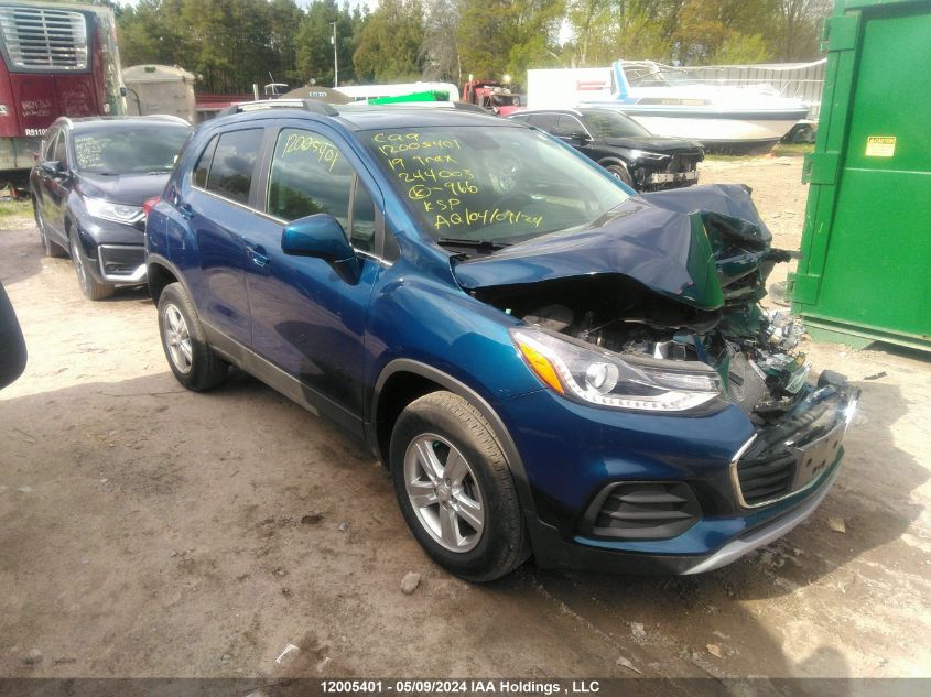 2019 Chevrolet Trax VIN: 3GNCJPSB9KL244003 Lot: 12005401