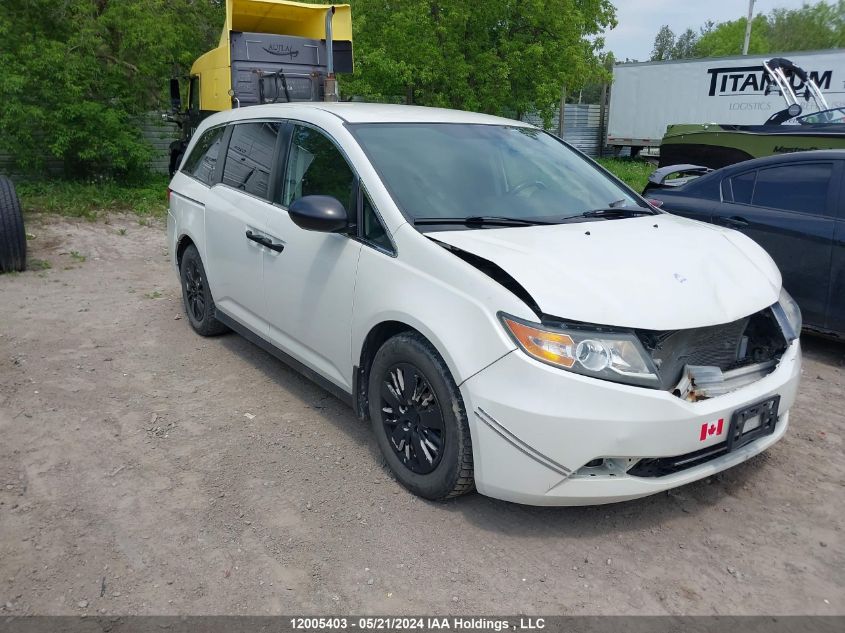 2015 Honda Odyssey VIN: 5FNRL5H22FB505713 Lot: 12005403