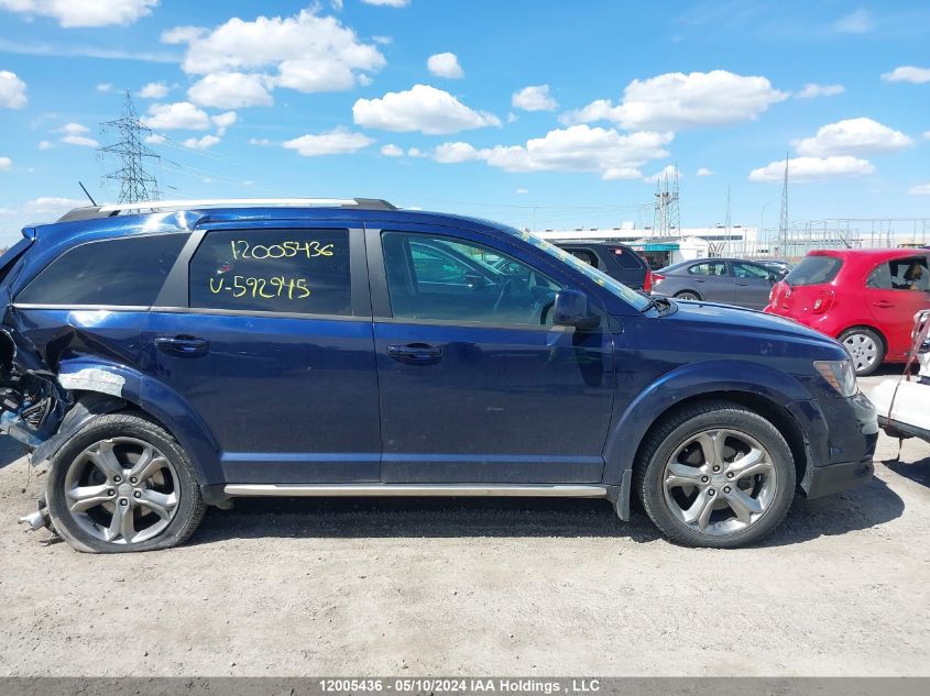 2017 Dodge Journey VIN: 3C4PDDGG7HT592945 Lot: 12005436