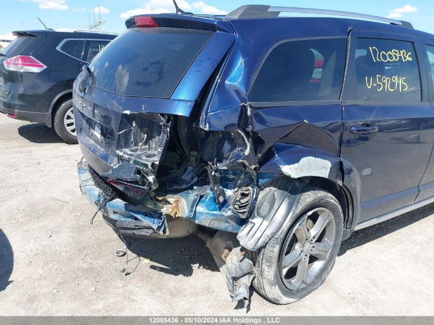 2017 Dodge Journey VIN: 3C4PDDGG7HT592945 Lot: 12005436