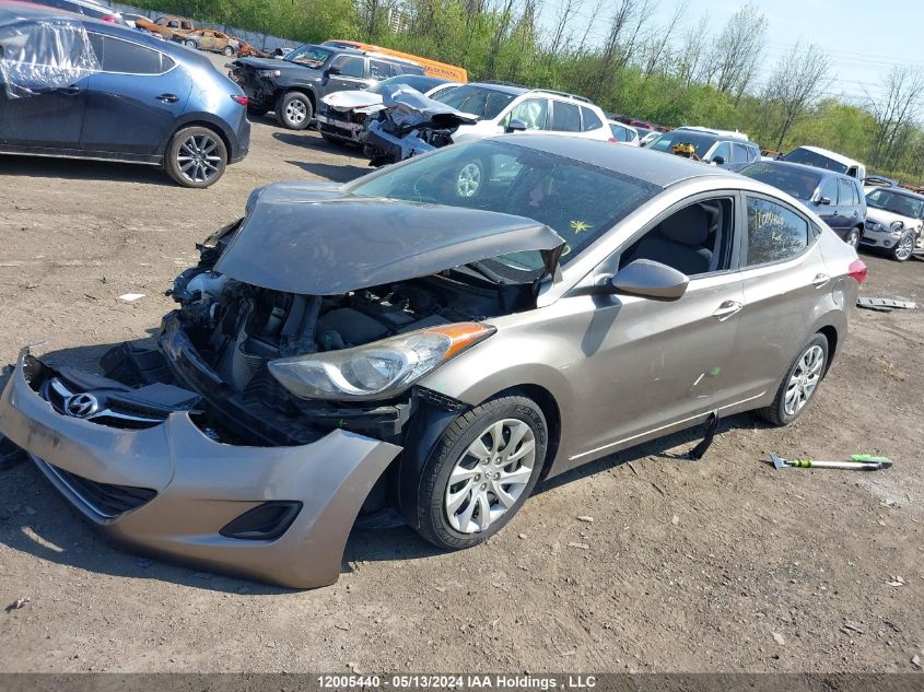 2013 Hyundai Elantra Gl VIN: 5NPDH4AE0DH302683 Lot: 12005440