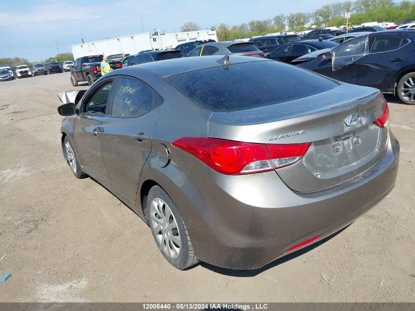 2013 Hyundai Elantra Gl VIN: 5NPDH4AE0DH302683 Lot: 12005440