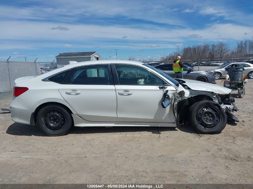 2022 Honda Civic Sedan VIN: 2HGFE2F24NH123546 Lot: 12005447