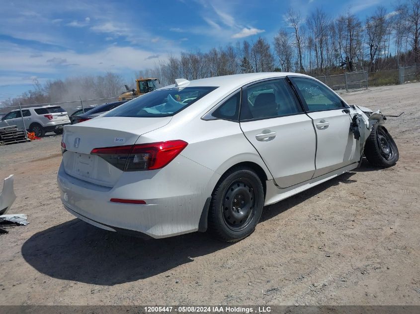 2022 Honda Civic Sedan VIN: 2HGFE2F24NH123546 Lot: 12005447