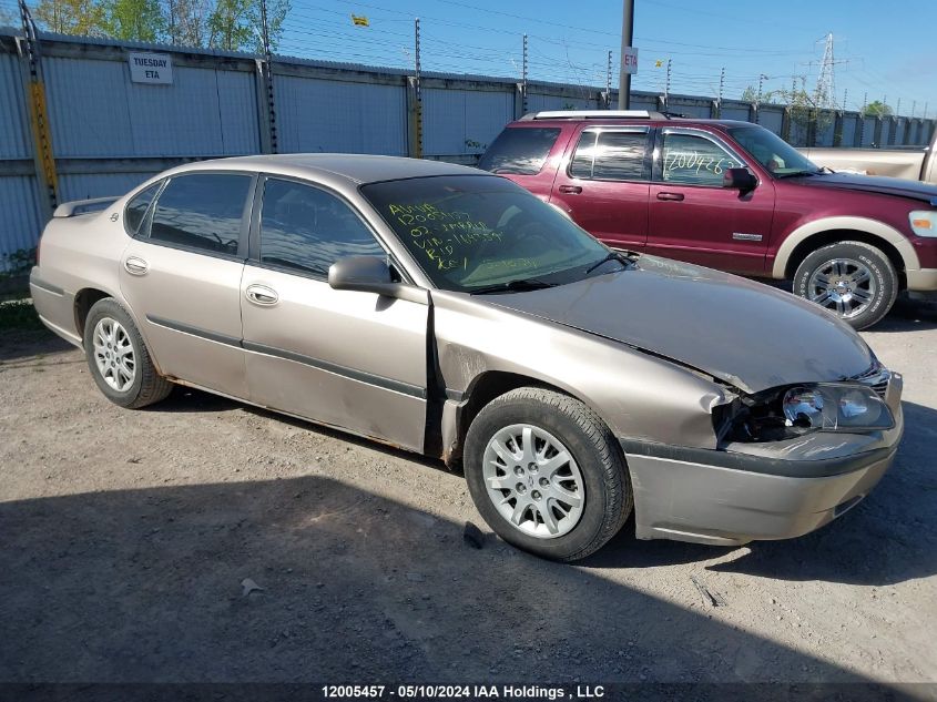2002 Chevrolet Impala VIN: 2G1WF55E229164359 Lot: 12005457