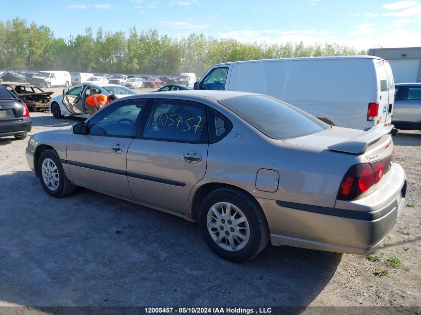 2002 Chevrolet Impala VIN: 2G1WF55E229164359 Lot: 12005457