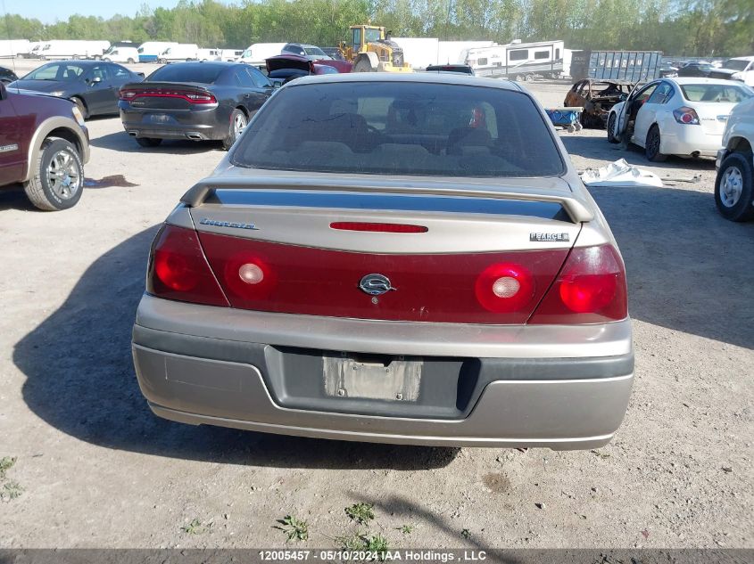 2002 Chevrolet Impala VIN: 2G1WF55E229164359 Lot: 12005457