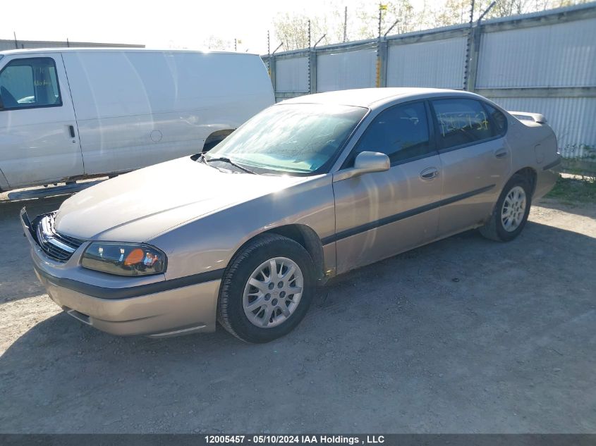 2002 Chevrolet Impala VIN: 2G1WF55E229164359 Lot: 12005457