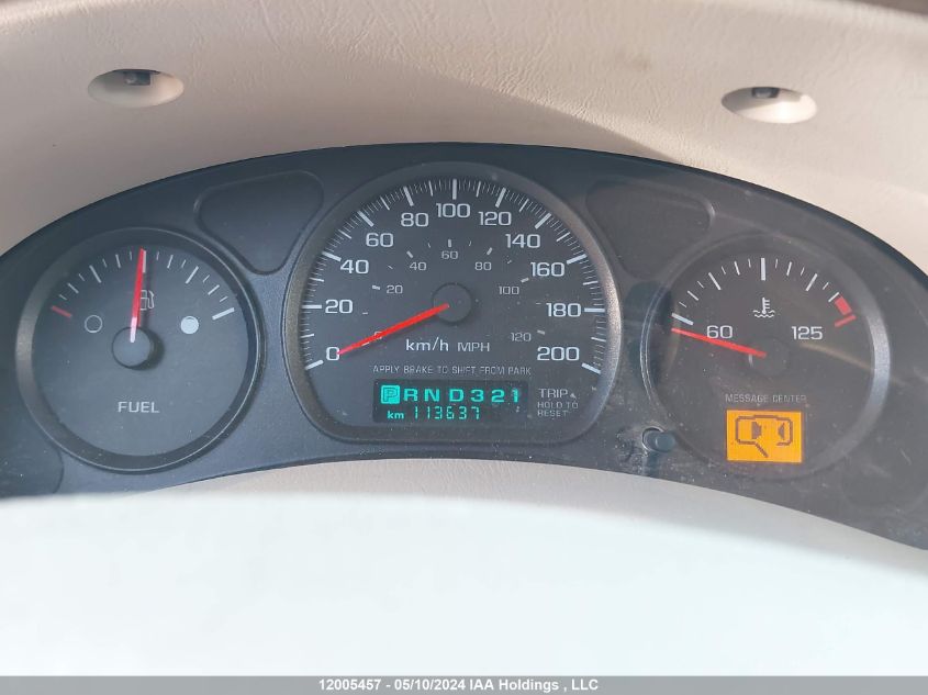 2002 Chevrolet Impala VIN: 2G1WF55E229164359 Lot: 12005457