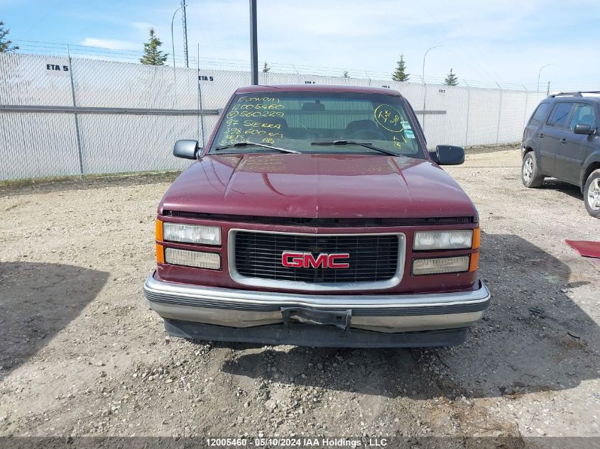 1997 GMC Sierra 1500 VIN: 2GTEC19R2V1560229 Lot: 12005460