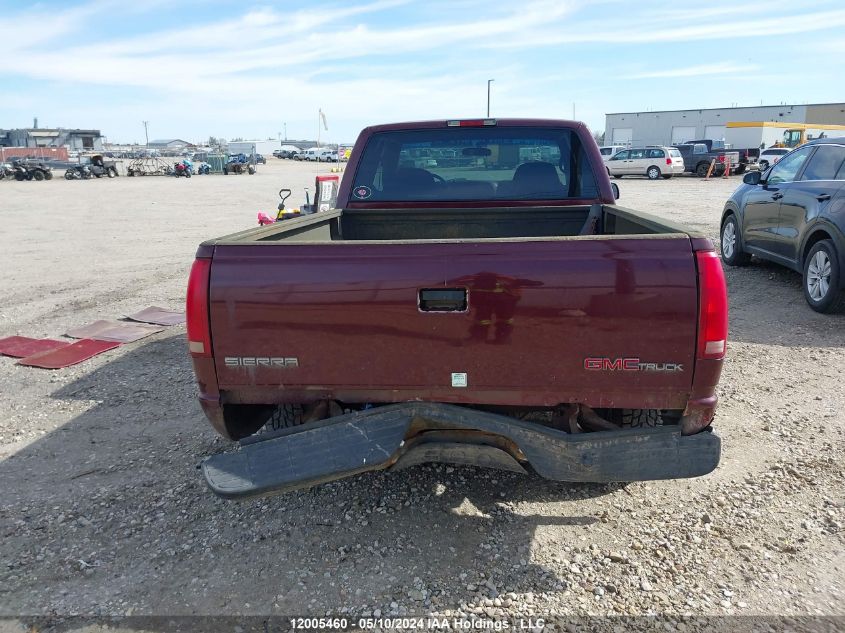 1997 GMC Sierra 1500 VIN: 2GTEC19R2V1560229 Lot: 12005460