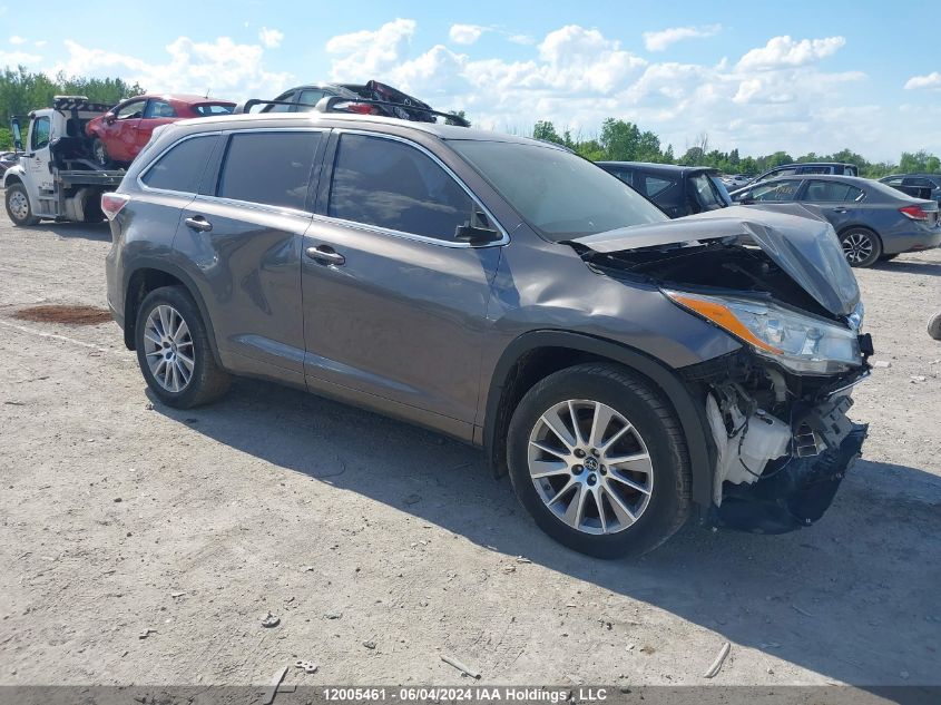 2016 Toyota Highlander Xle VIN: 5TDJKRFH1GS244294 Lot: 12005461