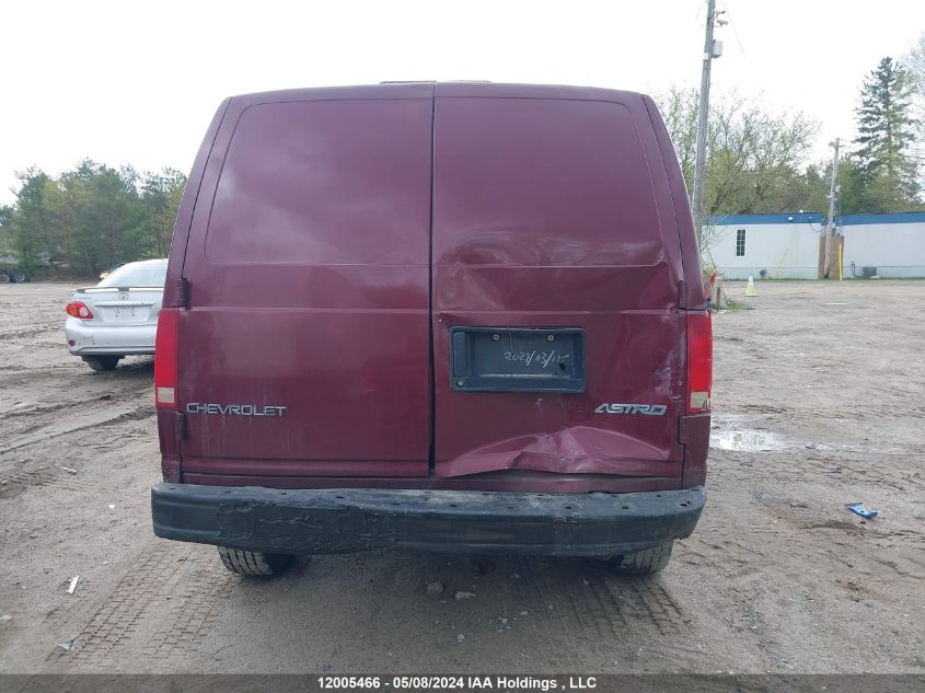 2003 Chevrolet Astro Cargo Van VIN: 1GCDL19X13B124205 Lot: 12005466