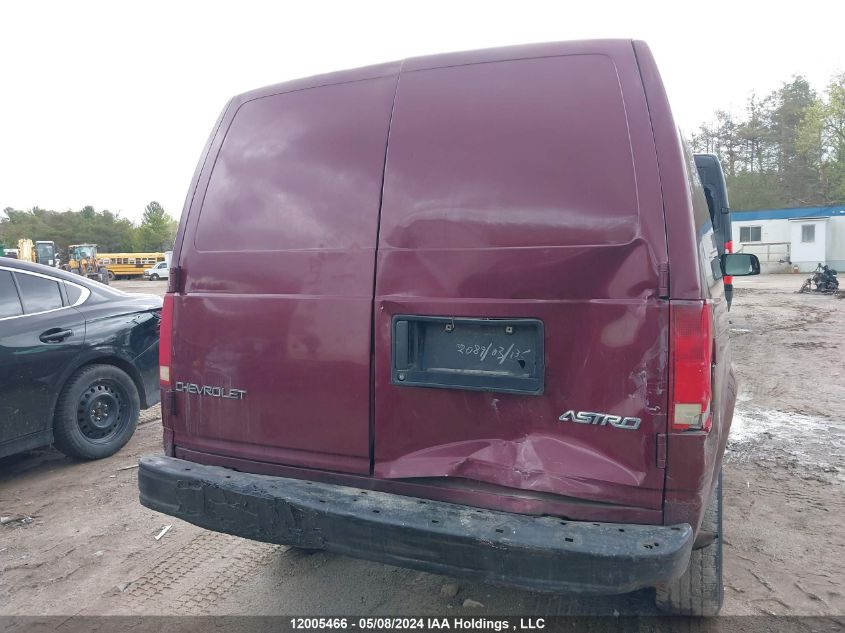 2003 Chevrolet Astro Cargo Van VIN: 1GCDL19X13B124205 Lot: 12005466