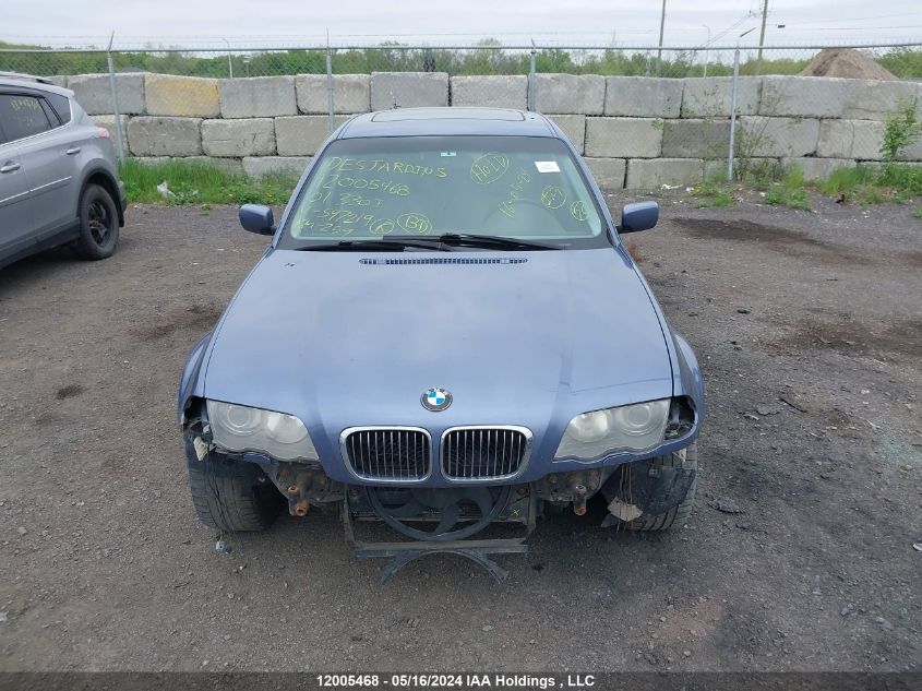 2001 BMW 330 I VIN: WBAAV53461JS97219 Lot: 12005468