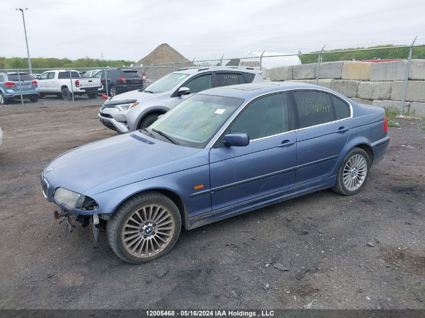 2001 BMW 330 I VIN: WBAAV53461JS97219 Lot: 12005468