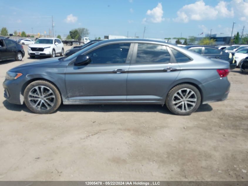 2024 Volkswagen Jetta VIN: 3VWSM7BU0RM010119 Lot: 12005478