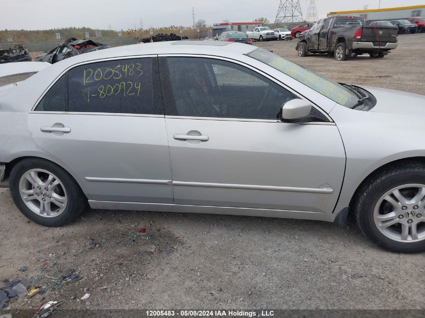 2006 Honda Accord Sdn VIN: 1HGCM55836A800924 Lot: 12005483