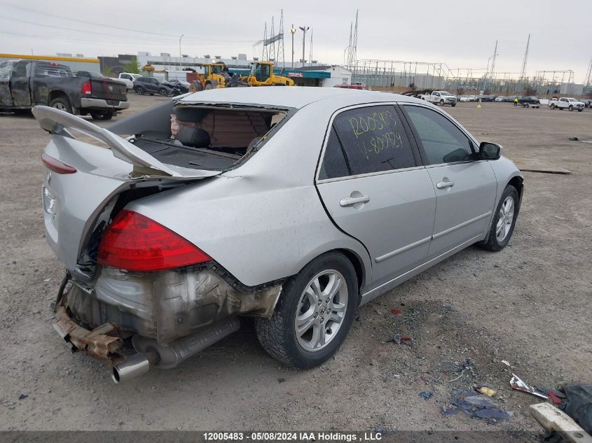 2006 Honda Accord Sdn VIN: 1HGCM55836A800924 Lot: 12005483