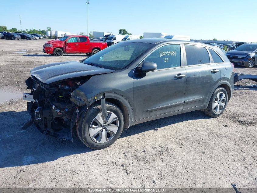 2022 Kia Niro Lx/Lxs/Lxs Se VIN: KNDCB3LC7N5543449 Lot: 12005484