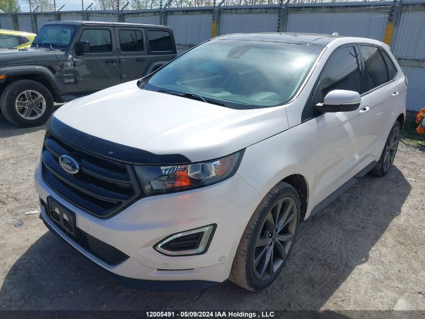 2018 Ford Edge Sport VIN: 2FMPK4AP2JBC03852 Lot: 12005491