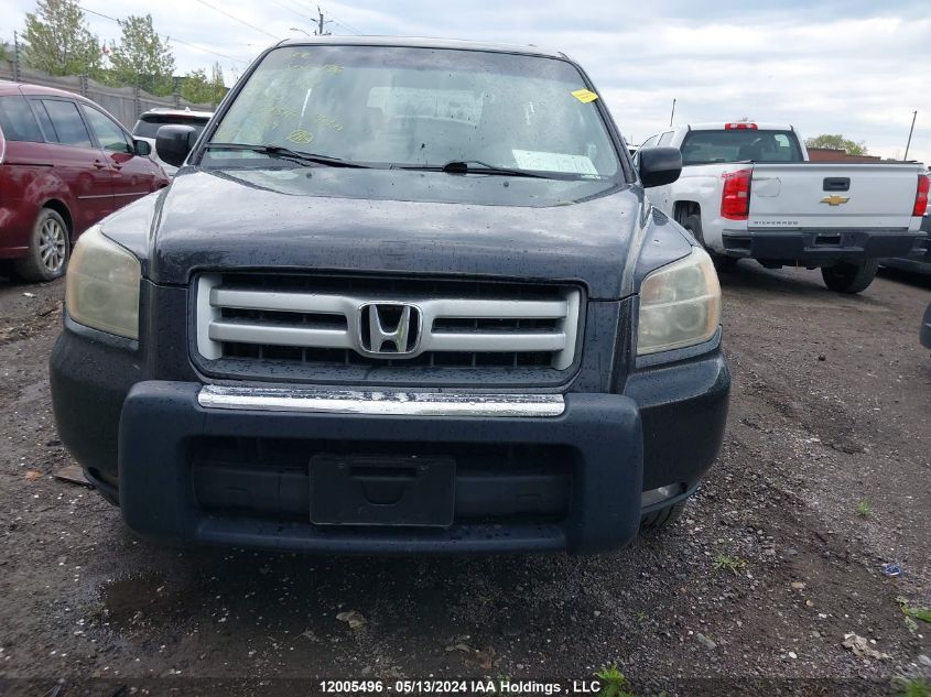 2006 Honda Pilot VIN: 2HKYF18706H004876 Lot: 12005496