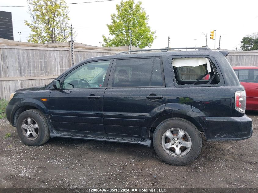 2006 Honda Pilot VIN: 2HKYF18706H004876 Lot: 12005496